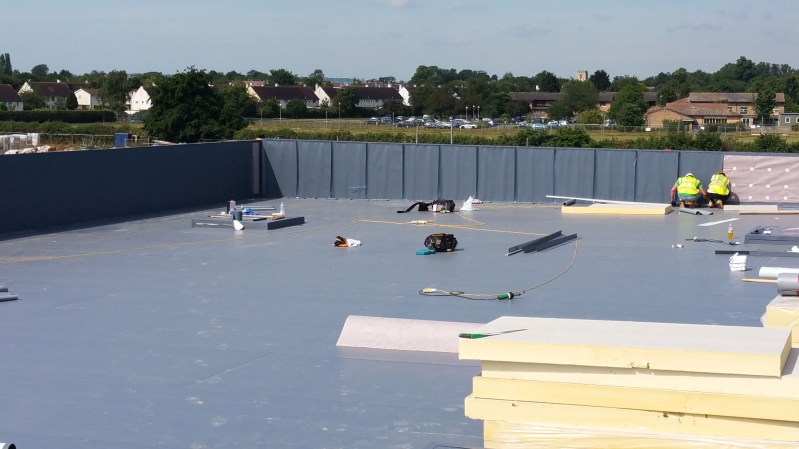 Single Ply Flat Roofing — image 1